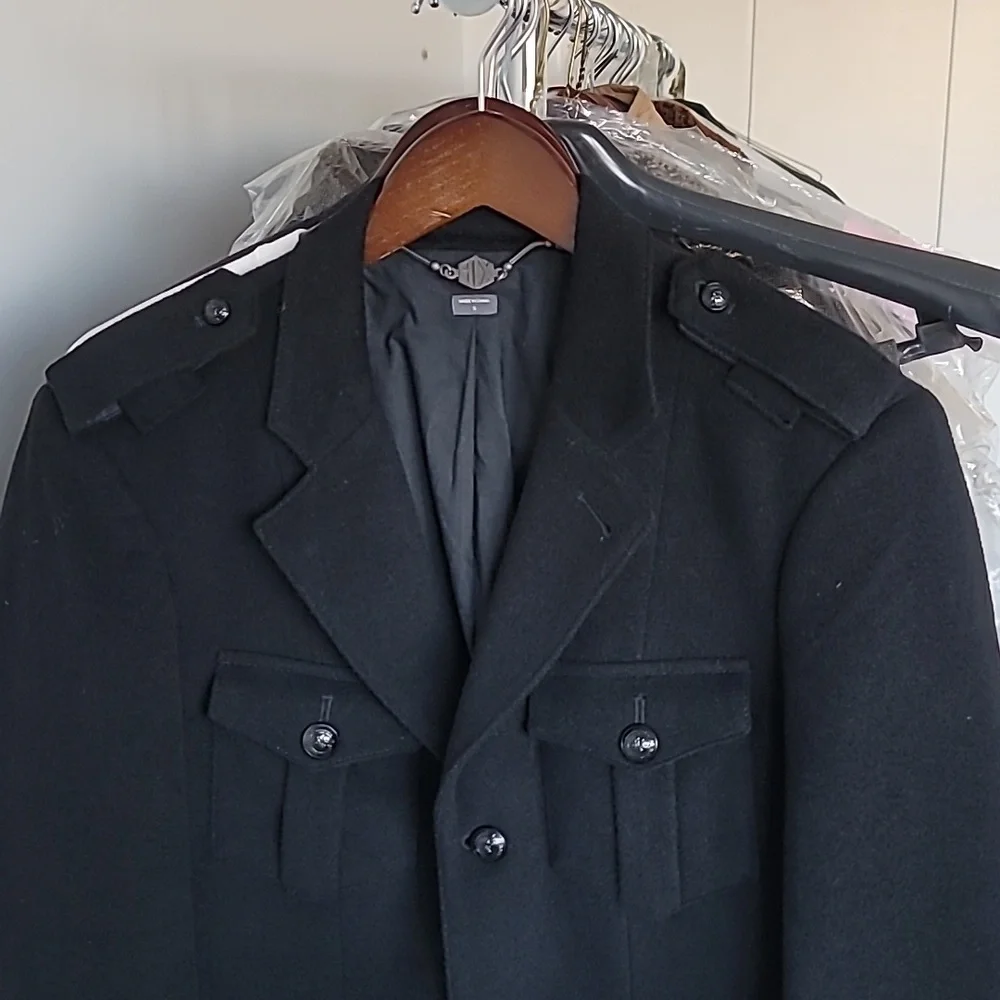 Vintage Armani Exchange 95% Wool 5% Cashmere Sports Jacket - Picture 2 of 6